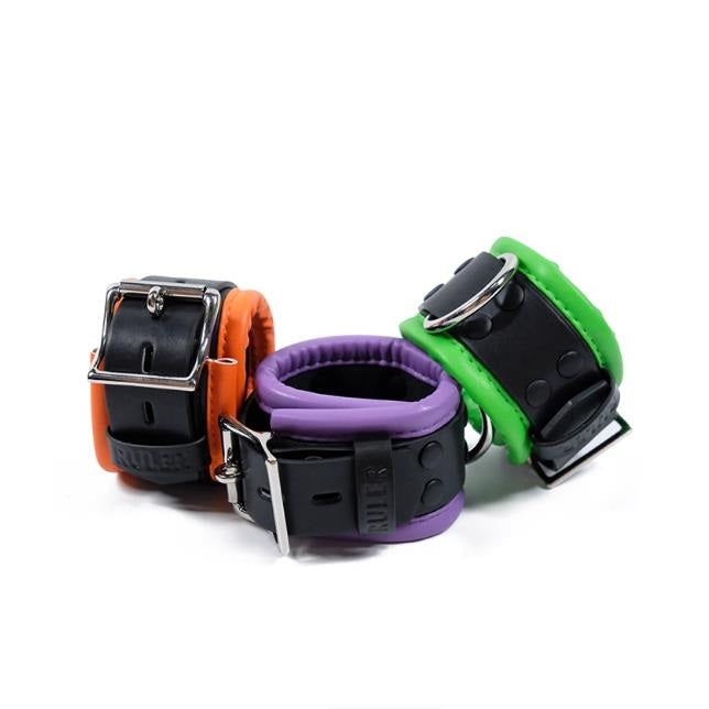 Neoprene Llatex Leather PU Locking Wristband Handcuffs