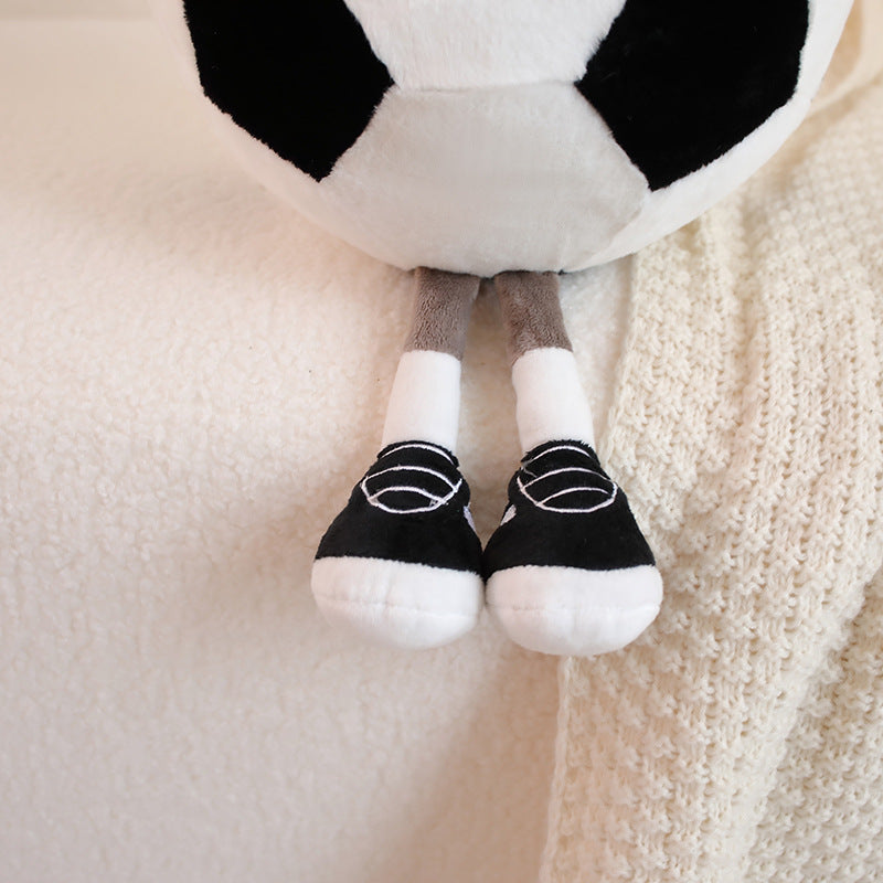 Football Basketball Plush Toy Soft Stuffed Doll Birthday Holiday Gifts for Kids