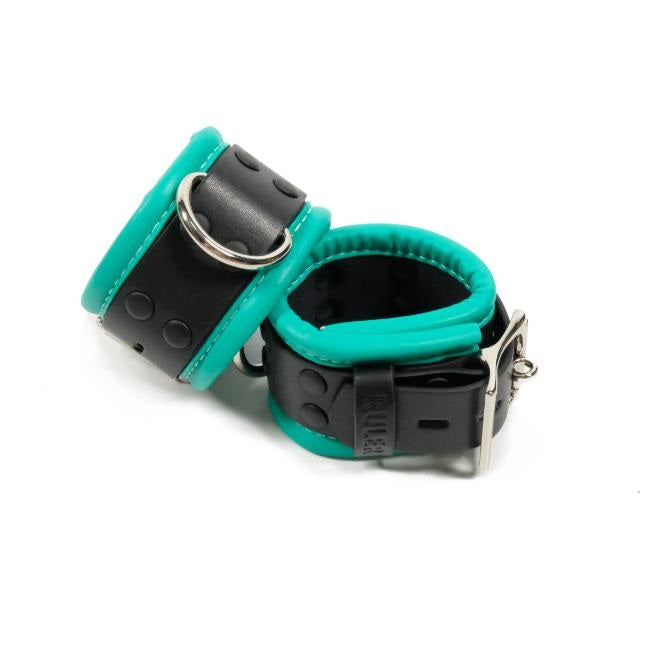 Neoprene Llatex Leather PU Locking Wristband Handcuffs