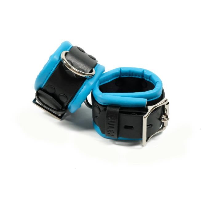 Neoprene Llatex Leather PU Locking Wristband Handcuffs