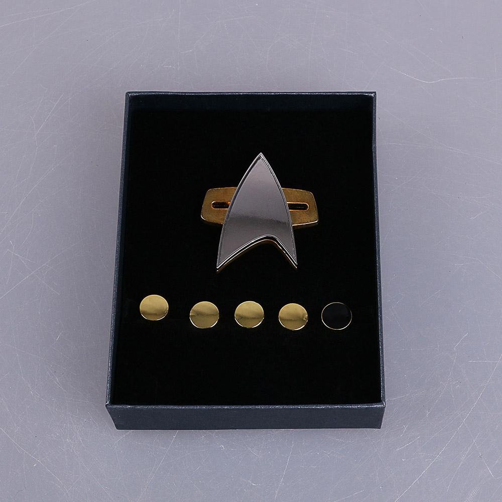 Cosermart Star Trek  Voyager Communicator  adge PinPip 6pcs Set Cosplay Prop