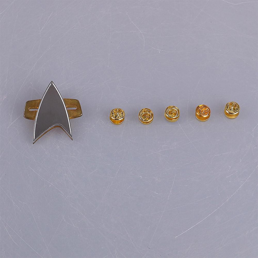 Cosermart Star Trek  Voyager Communicator  adge PinPip 6pcs Set Cosplay Prop