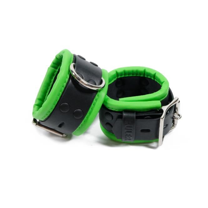 Neoprene Llatex Leather PU Locking Wristband Handcuffs