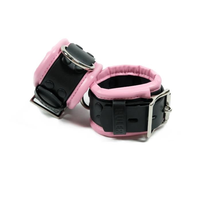 Neoprene Llatex Leather PU Locking Wristband Handcuffs
