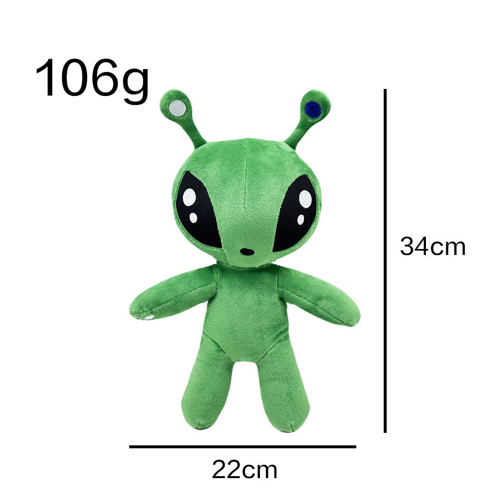 Aftonsparv Green Alien Plush Toys Soft Stuffed Gift Dolls for Kids Boys Girls