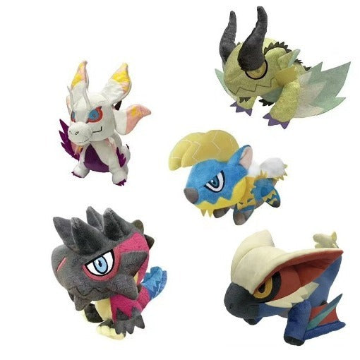 Monster Hunter Rise Plush Toy Soft Stuffed Doll Birthday Holiday Gifts