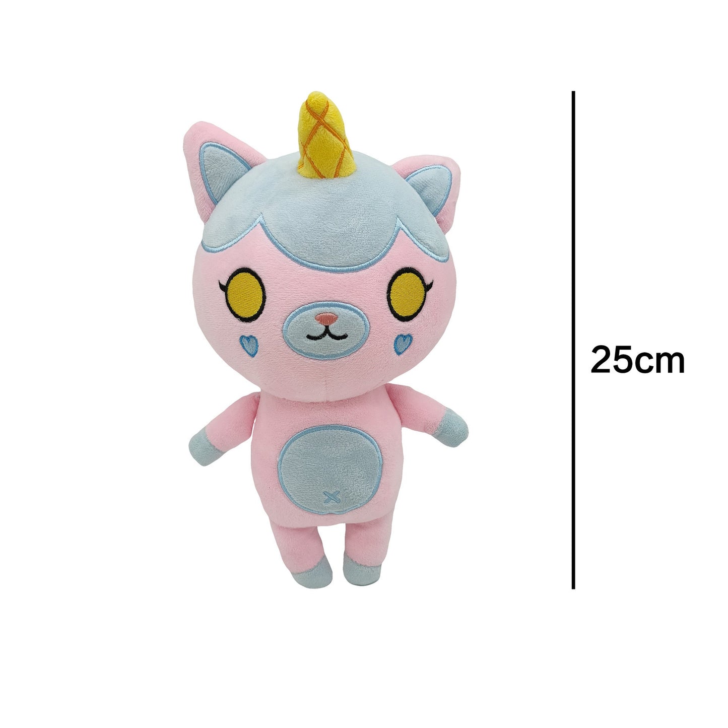 Ranboo Funneh Unicorn Teddy Bear Plush Toy Soft Stuffed Doll Birthday Holiday Gifts for Kids