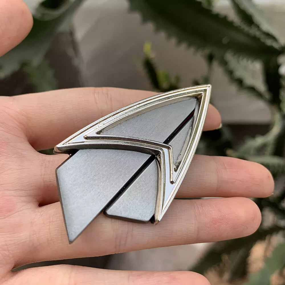 Star Trek Picard Admiral JL Pin The Next Generation Communicator Pin Brooches Halloween Cosplay Props